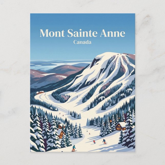 Carte Postale Mont Sainte Anne Canada (Devant)