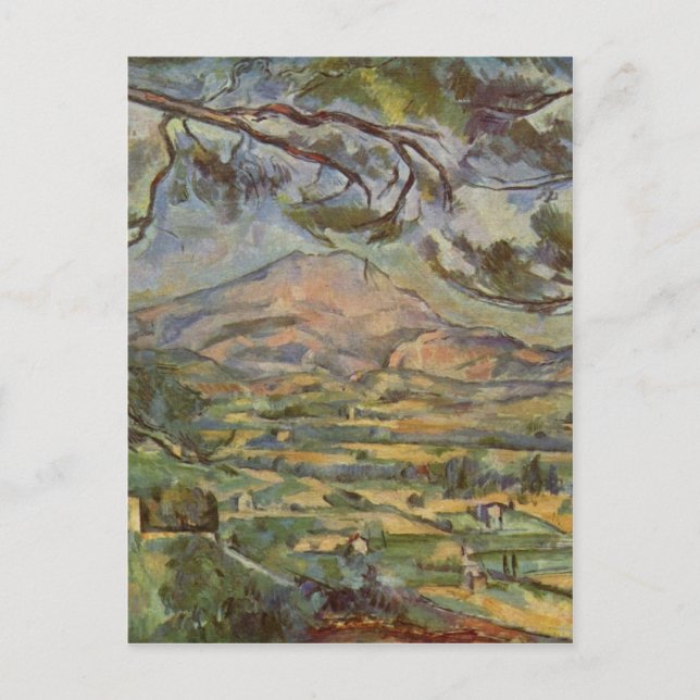 Carte Postale Mont Sainte-Victoire par Paul Cézanne (Devant)