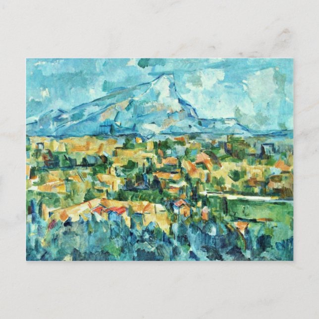 Carte Postale Mont Sainte-Victoire Par Paul Cézanne (Meilleure Q (Devant)