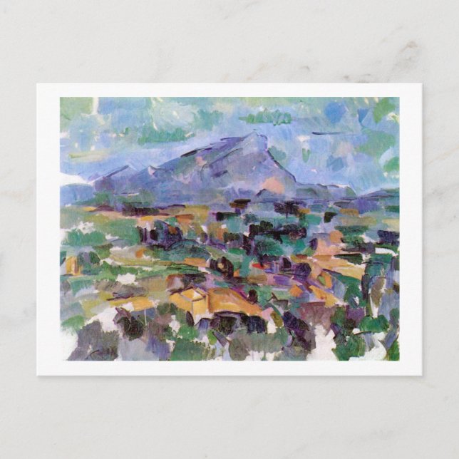 Carte Postale Mont Sainte-Victoire, Paul Cezanne (Devant)