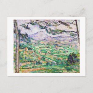 Carte Postale Mont Sainte-Victoire, Paul Cezanne