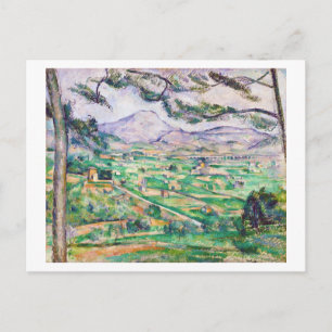 Carte Postale Mont Sainte-Victoire, Paul Cezanne, 1885-1887