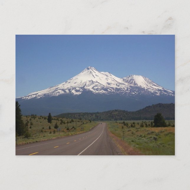 Carte Postale Mont Shasta, Californie (Devant)