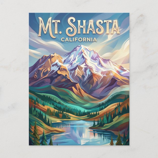 Carte Postale Mont Shasta États-Unis (Devant)