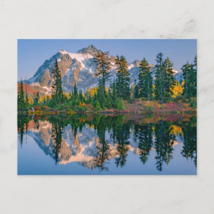 Carte Postale Mont Shuksan reflété dans le lac Reflection