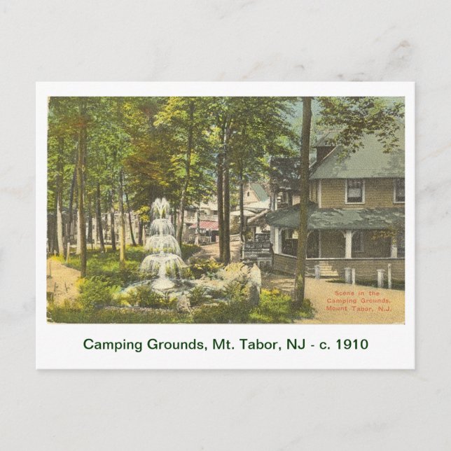 Carte Postale Mont Tabor, New Jersey - c. 1910 (Devant)