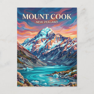 Carte Postale Mont Taranaki Nouvelle-Zélande