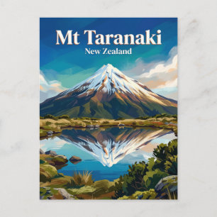 Carte Postale Mont Taranaki Nouvelle-Zélande