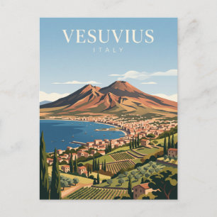 Carte Postale Mont Vésuve Italie