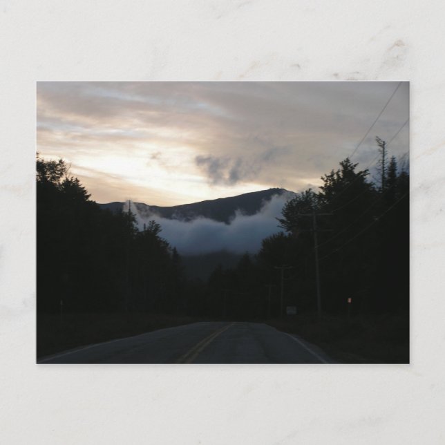 Carte Postale Mont Washington à Sunrise (Devant)