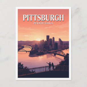 Carte Postale Mont Washington Grandview Overlook, Pittsburgh