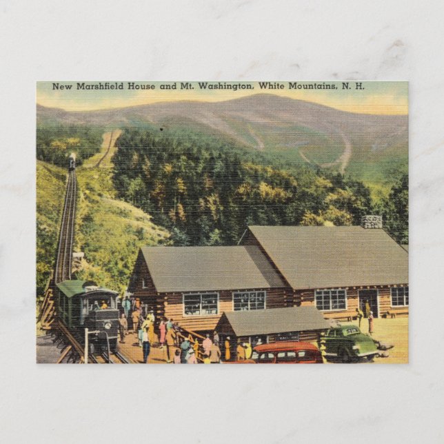 Carte Postale Mont Washington, White Mountains, New Hampshire (Devant)