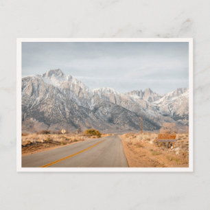 Carte Postale Mont Whitney Alabama Hills Montagnes de la Sierra