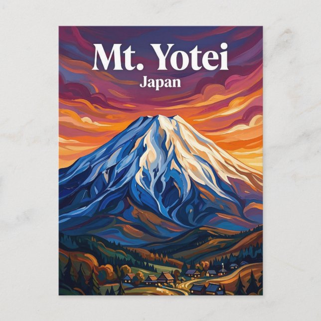 Carte Postale Mont Yotei Japon (Devant)