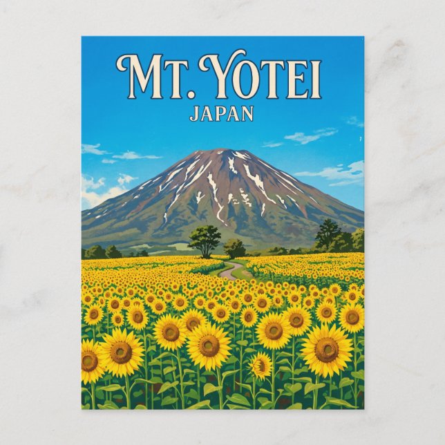 Carte Postale Mont Yotei Japon (Devant)