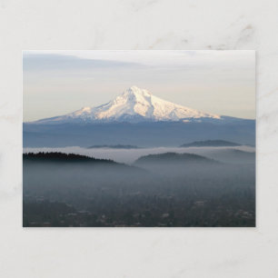Carte Postale Montage avec brouillard faible au-dessus de Portla