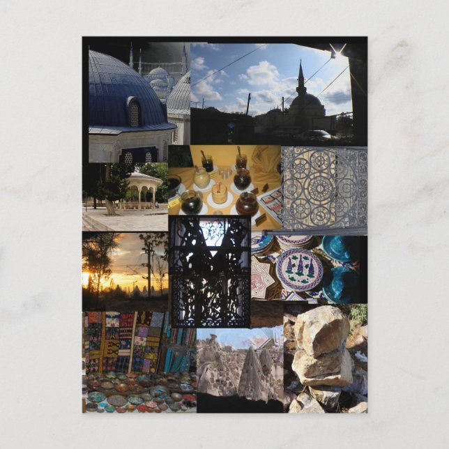 Carte Postale Montage du trajet (Devant)