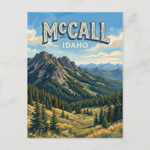 Carte Postale Montagne Brundage McCall Idaho