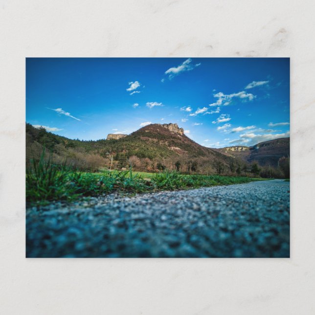 Carte Postale montagne de la route (Devant)