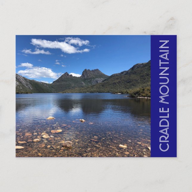 Carte Postale montagne du berceau de tasmania (Devant)