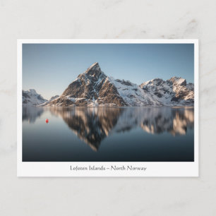 Carte Postale Montagne Lofoten Norvège