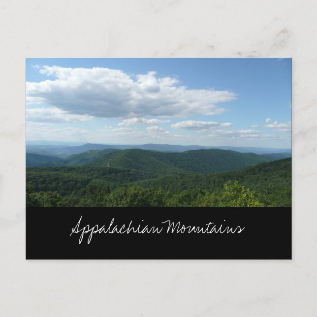 Carte postale Montagnes Appalaches (Devant)