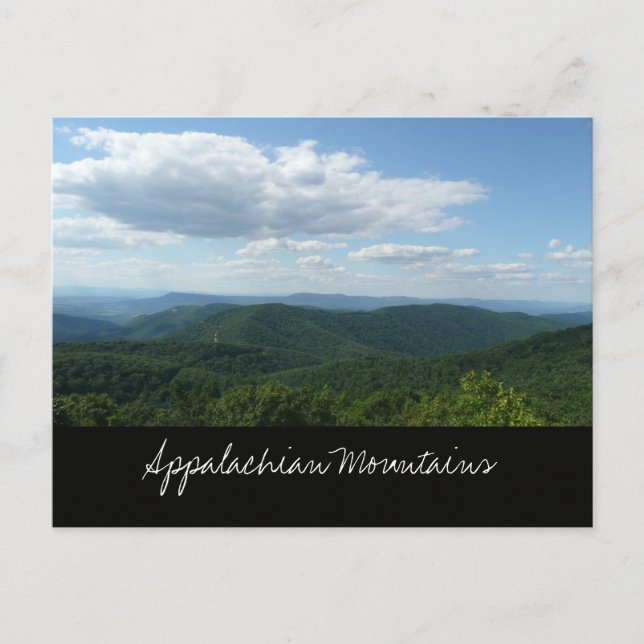 Carte Postale Montagnes Appalaches I Shenandoah (Devant)