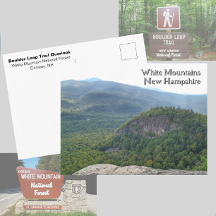 Carte Postale Montagnes Blanches du New Hampshire Photographie
