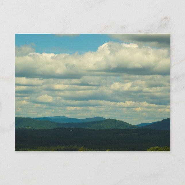 Carte Postale Montagnes blanches, New Hampshire (Devant)