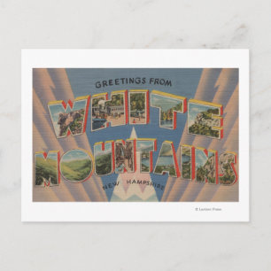 Carte Postale Montagnes blanches, New Hampshire 2