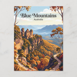 Carte Postale Montagnes Bleues Australie