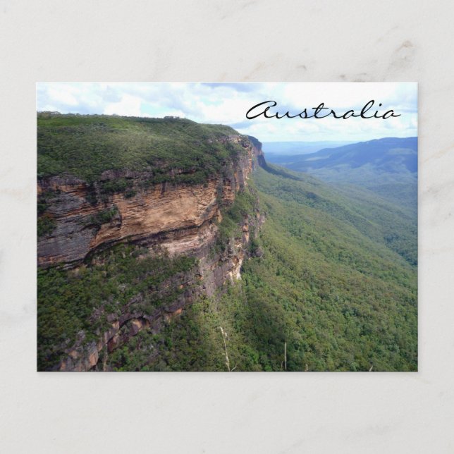 Carte Postale montagnes bleues australie (Devant)