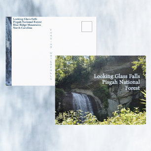 Carte Postale Montagnes Blue Ridge Chutes de Looking Glass Falls