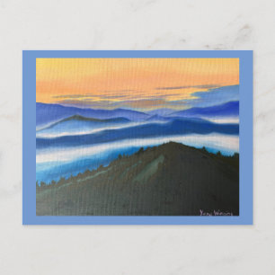 Carte Postale Montagnes brumeuses