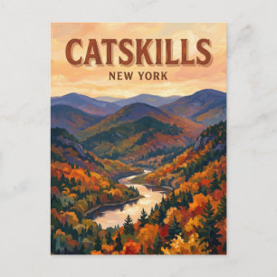 Carte Postale Montagnes Catskill New York