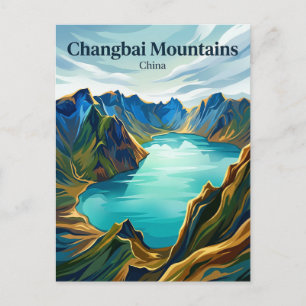 Carte Postale Montagnes Changbai Chine