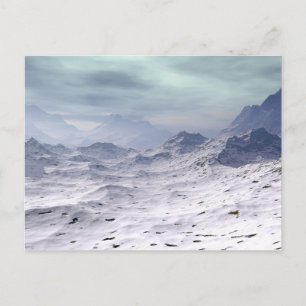 Carte Postale Montagnes couvertes de neige
