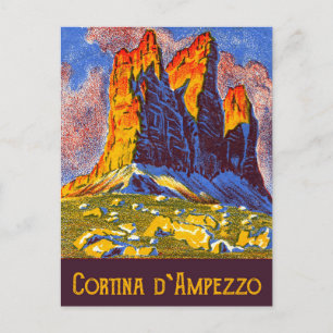 Carte Postale Montagnes de Cortina d'Ampezzo, Italie