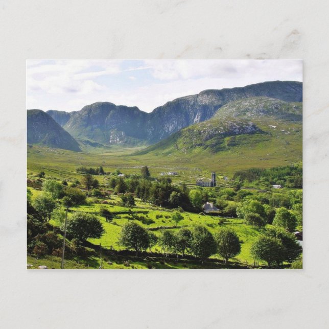 Carte Postale Montagnes de Dunlewy Irlande (Devant)