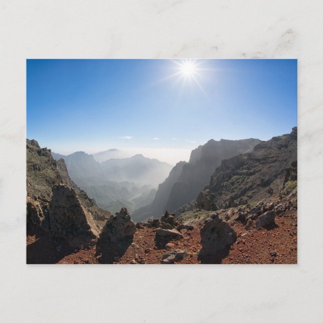 Carte Postale Montagnes de La Palma (Devant)