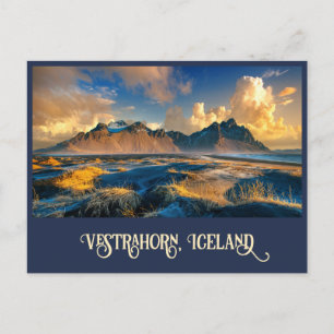 Carte Postale Montagnes de Vestrahorn, Islande