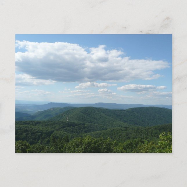 Carte Postale Montagnes des Appalaches I Shenandoah (Devant)