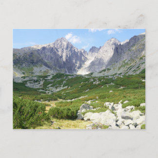 Carte Postale Montagnes des Hautes Tatras Slovaquie