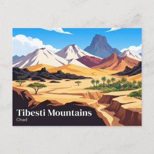 Carte Postale Montagnes du Tibesti Tchad