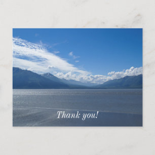 Carte Postale Montagnes édifiantes d'Alaska