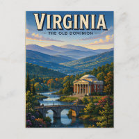 Montagnes historiques de la chaîne Blue Ridge de V