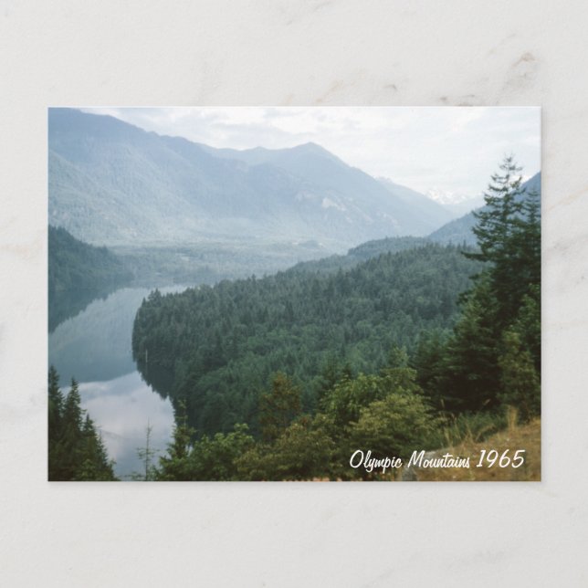 Carte Postale Montagnes Olympiques (Devant)