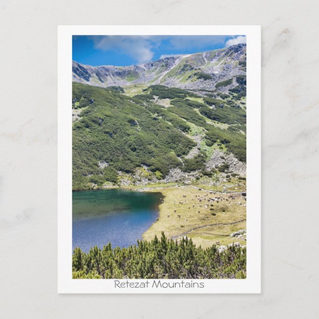 Carte Postale Montagnes Retezat (Devant)
