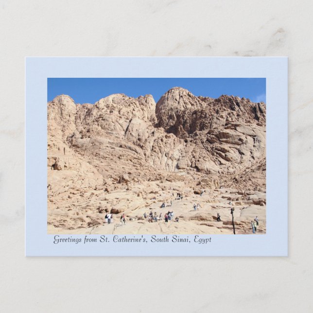 Carte Postale Montagnes Sainte-Catherine, Sud Sinaï, Egypte (Devant)