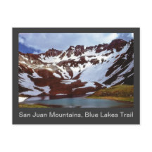 Montagnes San Juan, sentier Blue Lakes